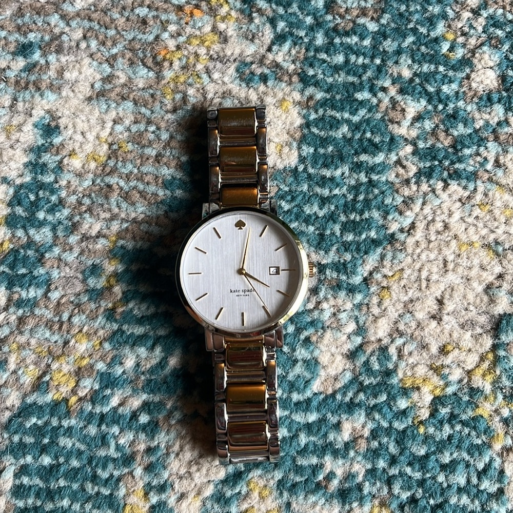 Kate Spade silver and gold watch